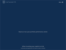 Tablet Screenshot of netwealth.com